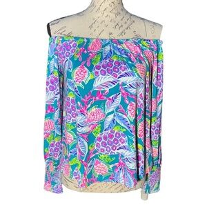 Lilly Pulitzer Off Shoulder Top Size XS